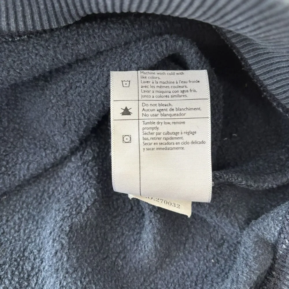 Carhartt Original Fit Navy Crewneck Pullover Sweatshirt Size L Gorpcore Workwear - Picture 8 of 11